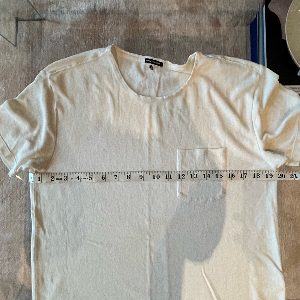 R13 off white pocket T-Shirt made from Japanese Fabric - Picture 5 of 5